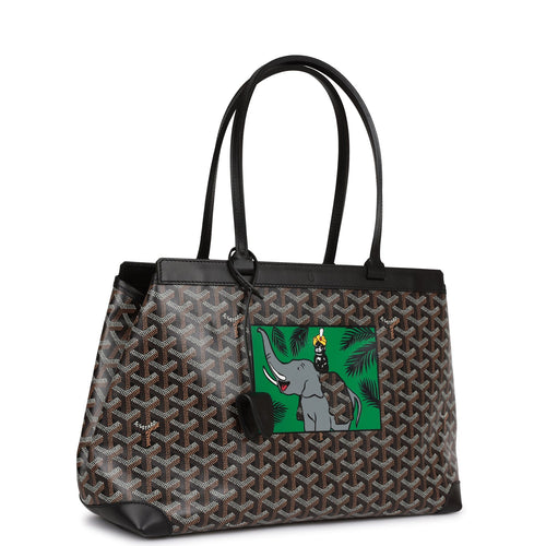 GOYARD Goyardine Muse Vanity Case Green 1076339