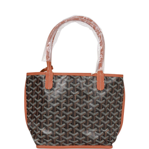 Goyard Goyardine Mini Vendome Bag - Orange Handle Bags, Handbags - GOY31862