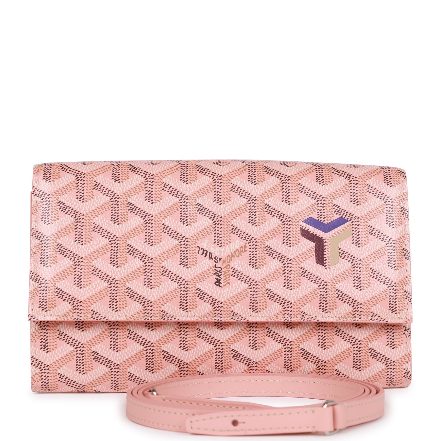 Goyard Saigon Structure Nano Bag Pink Goyardine Silver Hardware