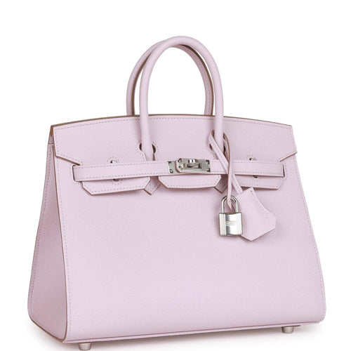 Hermès Birkin 25 Sellier Epsom Bleu Brume PHW at 1stDibs