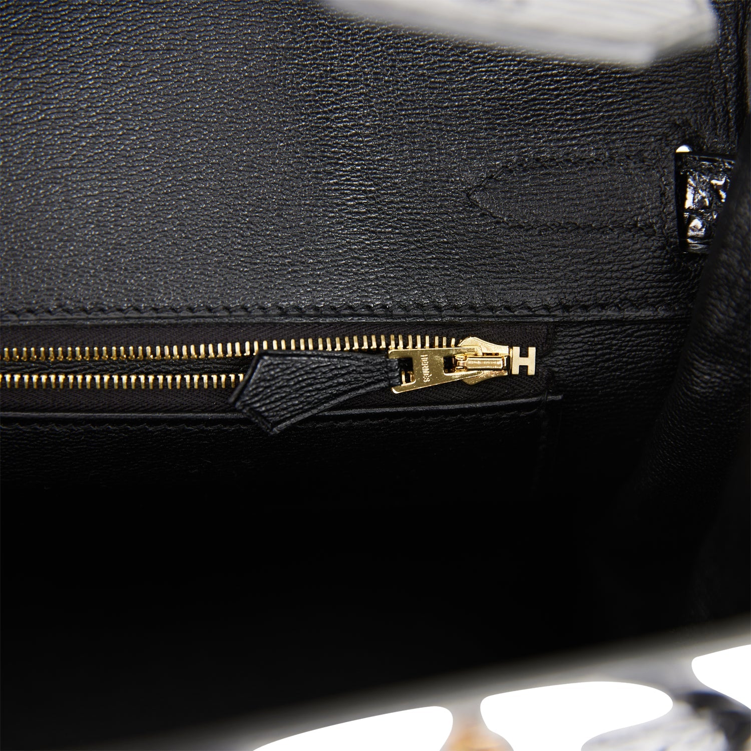 Hermes Birkin 30 Black Shiny Niloticus Crocodile Gold Hardware ...