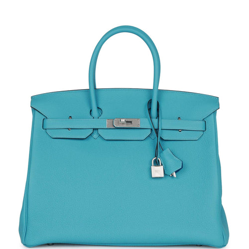 Hermes Birkin 35 Bleu Jean Epsom Gold Hardware #C - Vendome Monte Carlo