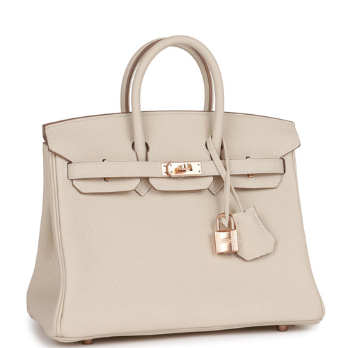 Hermes Birkin 25 Etain Togo Rose Gold Hardware – Madison Avenue Couture