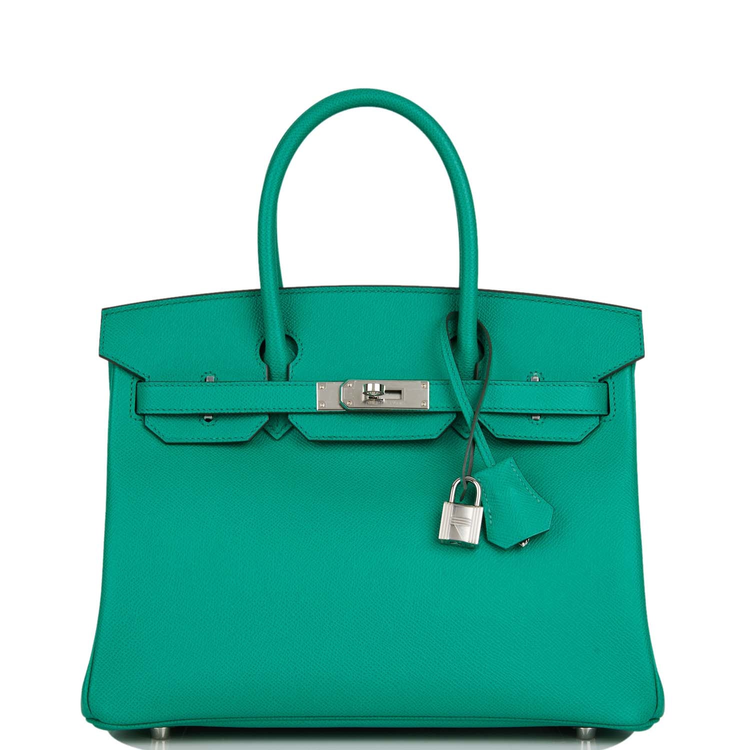 Hermes Birkin 30 Vert Jade Epsom Palladium Hardware – Madison Avenue ...