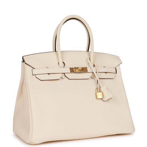 Hermes Birkin 30 Bag Craie Gold Hardware Epsom Leather – Mightychic