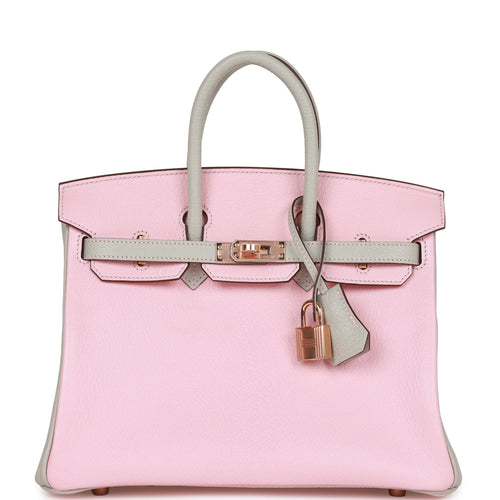 Very RARE and Brand New Hermès Birkin Rose Sakura 25 at 1stDibs