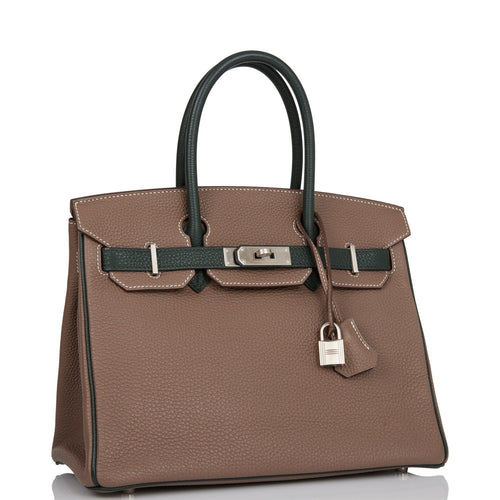 Hermes HSS Birkin 30 Gris Tourterelle and Craie Togo Palladium Hardware –  Madison Avenue Couture