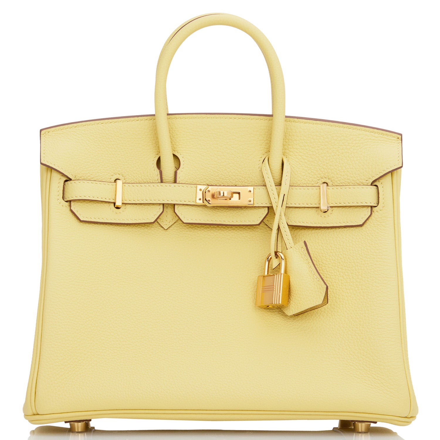 Hermes Birkin 25 Jaune Poussin Togo Gold Hardware – Madison Avenue Couture