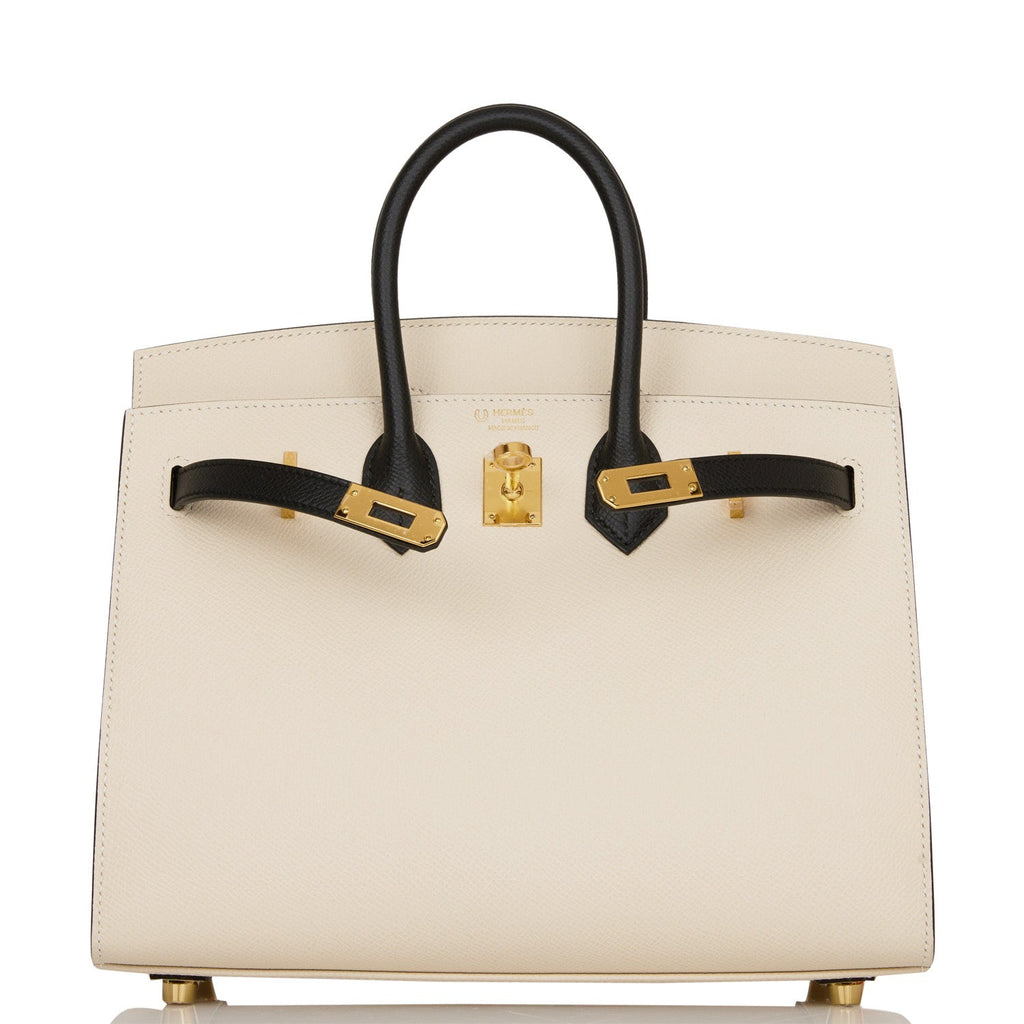 Hermes HSS Bi-Color Gris Asphalte and Gold Togo Birkin 25cm BGHW – Madison  Avenue Couture