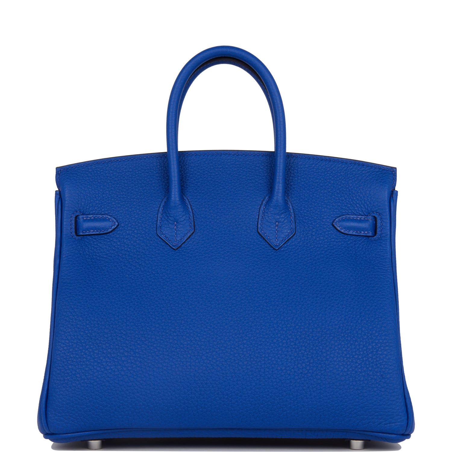Hermes Birkin 25 Bleu Royal Verso Togo Palladium Hardware – Madison ...