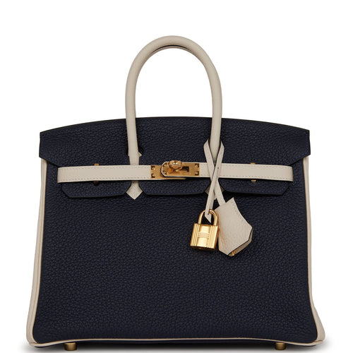 Hermes Birkin 30cm Bag Togo Calfskin Leather Gold Hardware, Blue Nuit 2Z -  SYMode Vip