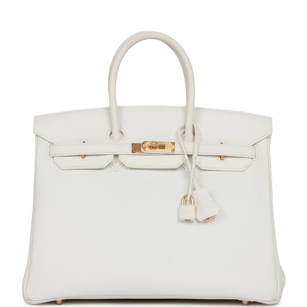 white hermes bag