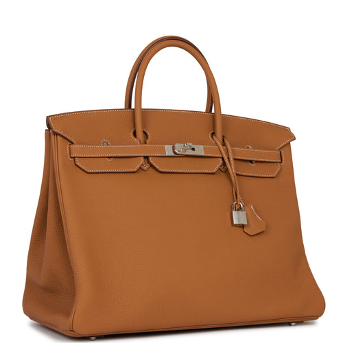 HERMES Birkin 30 Barenia Faubourg Palladium Hardware Pristine