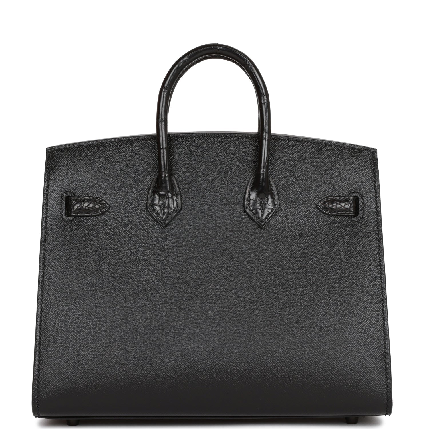 Hermes Sac Faubourg Birkin 20 So Black Matte Alligator Black Hardware ...