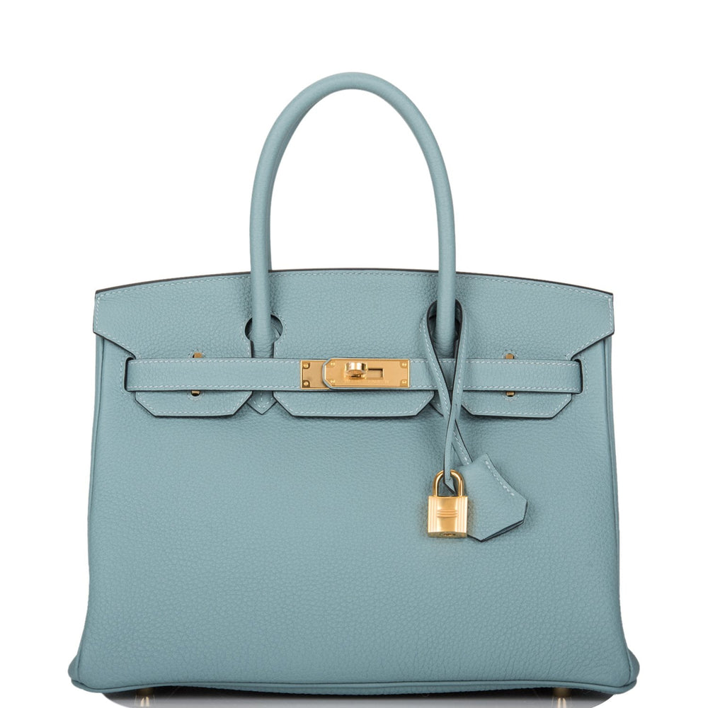 Hermes Ciel Togo Birkin 30cm Gold Hardware