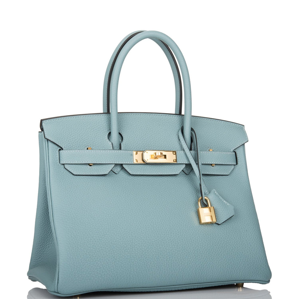 Hermes Ciel Togo Birkin 30cm Gold Hardware