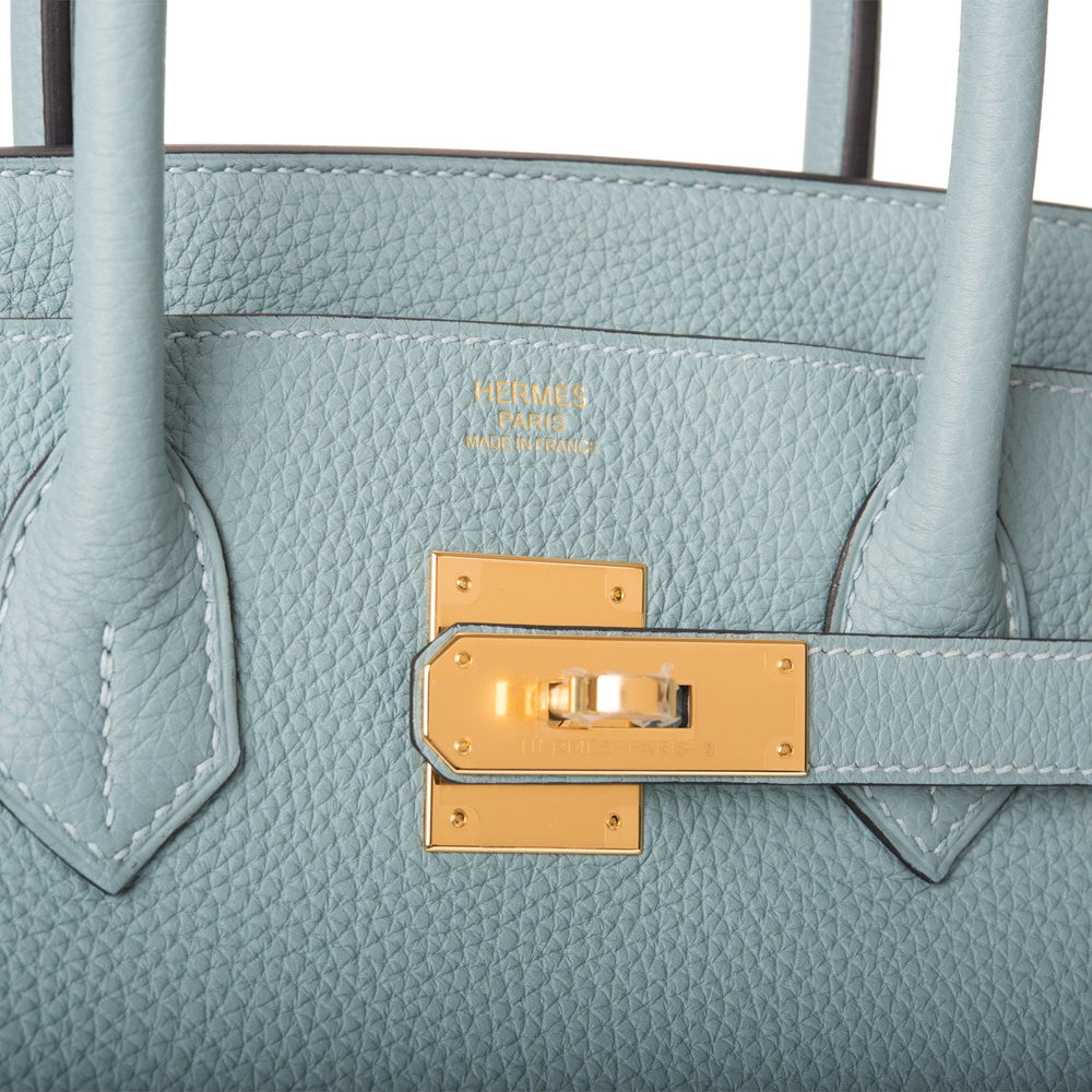 Hermes Ciel Togo Birkin 30cm Gold Hardware