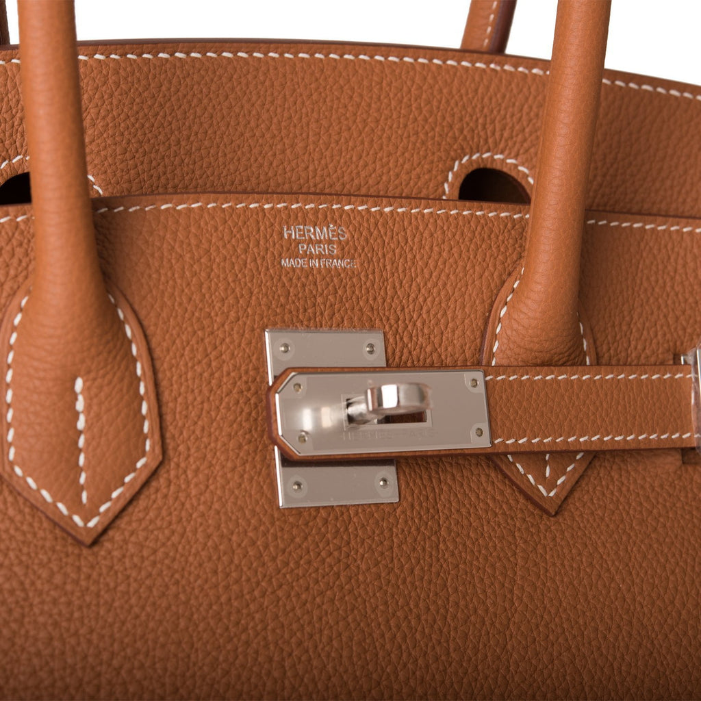 Hermès Birkin 30 Etoupe Togo Palladium Hardware PHW — The French