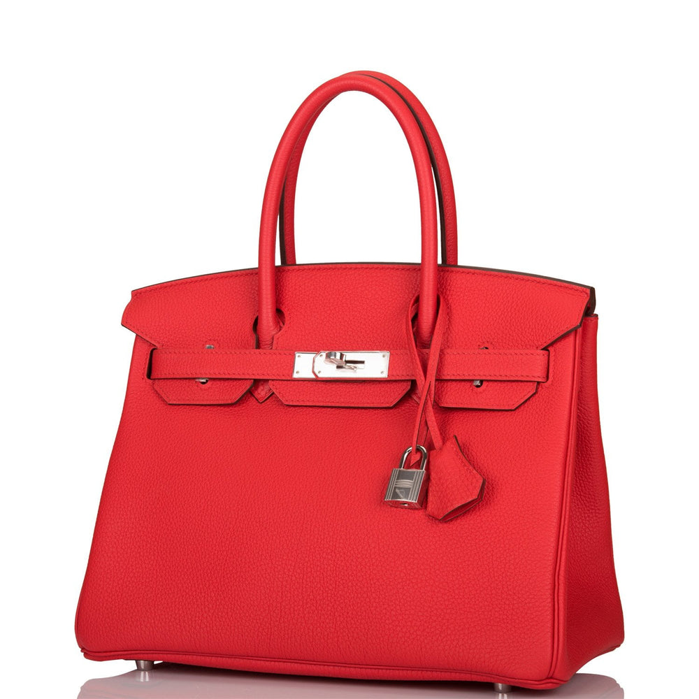 Hermes Rouge de Coeur Togo Birkin 30cm Palladium Hardware – Madison ...