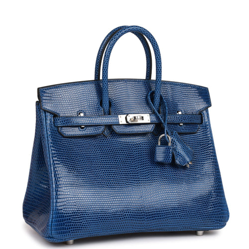 HERMES Birkin 25 Togo Bleu Zanzibar Palladium Hw - Timeless Luxuries