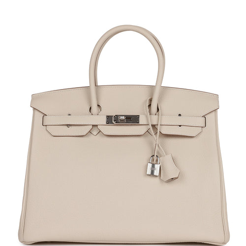 Hermès Birkin 30 Etoupe Togo Palladium Hardware PHW