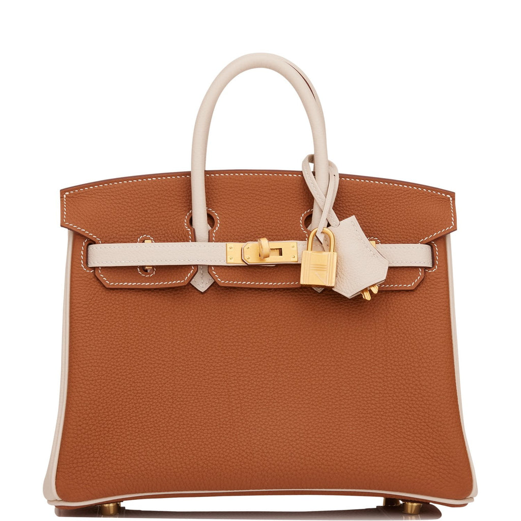 Hermes Special Order (HSS) Birkin 30 Craie and Gris Asphalte Epsom Brushed  Gold Hardware