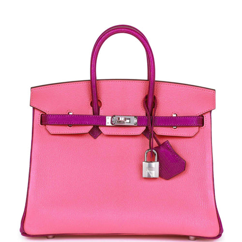 Hermès Birkin 30, Togo, Rose Pourpre PHW - Laulay Luxury