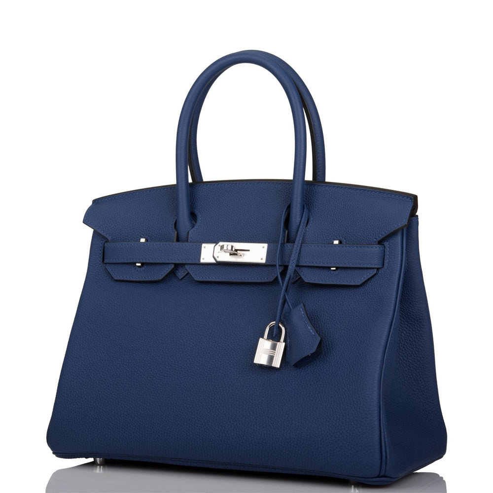 blue birkin bag