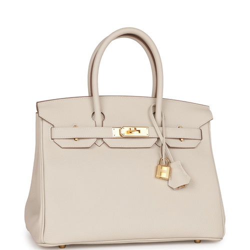 Hermes Birkin 30 Handbag Gris Etain Togo Leather With Gold Hardware – Bags  Of Personality