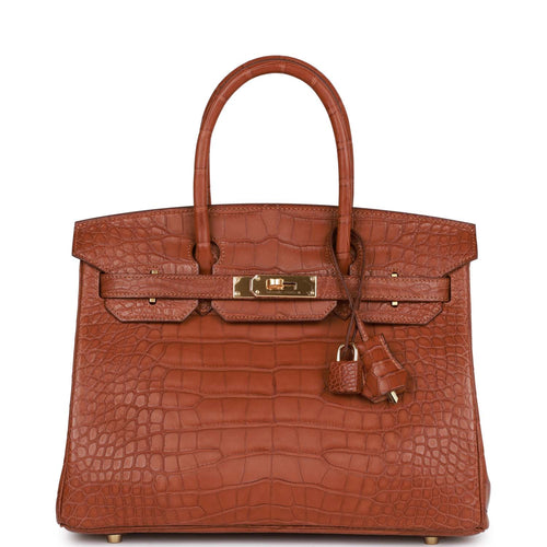 Hermès Birkin 25 Vert d'Eau Matt Alligator Gold Hardware