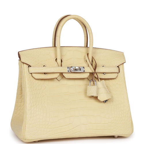 Hermes Kelly Retourne 25 Himalaya Niloticus Crocodile Palladium Hardwa –  Madison Avenue Couture