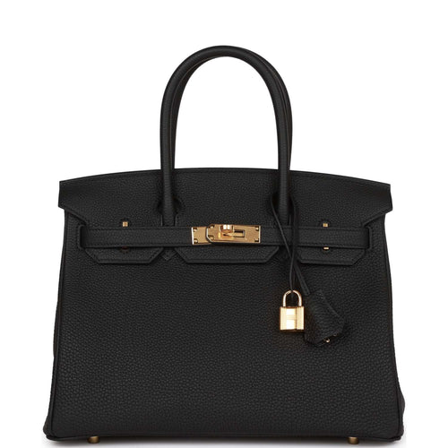 Hermès Birkin 35 Togo Black GHW - Designer WishBags