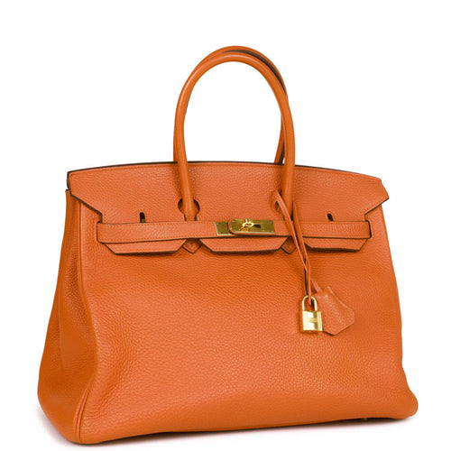 Hermes Birkin 35 Orange for sale