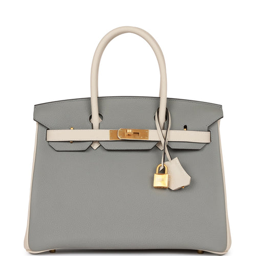 Hermes Birkin 30 Togo Gris Perle Touch Matte Alligator Togo Gold Hardware –  Madison Avenue Couture