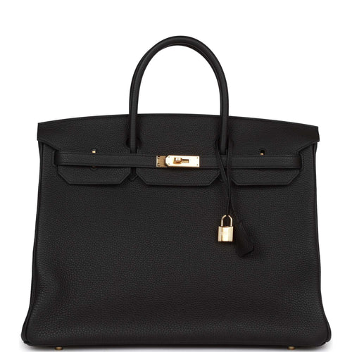 Hermes Birkin 30 Bag Black Togo Leather with Gold Hardware – Mightychic