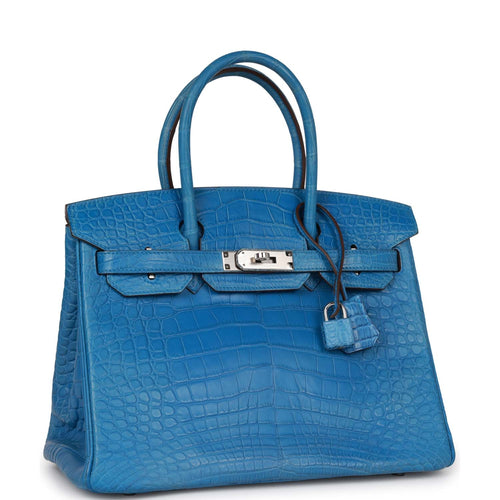 Hermes Birkin 35 Paille Yellow Matte Alligator Mississippiensis