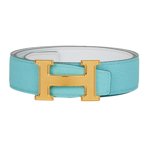 HERMES Taurillon Cristobal Cityslide Belt Bag Bleu Indigo Bleu Electrique  1000535