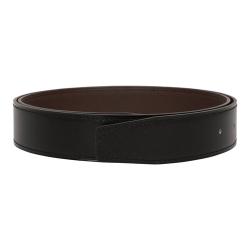 Hermes 32mm Black/Orange Constance H Belt 80cm Brushed Gold Buckle