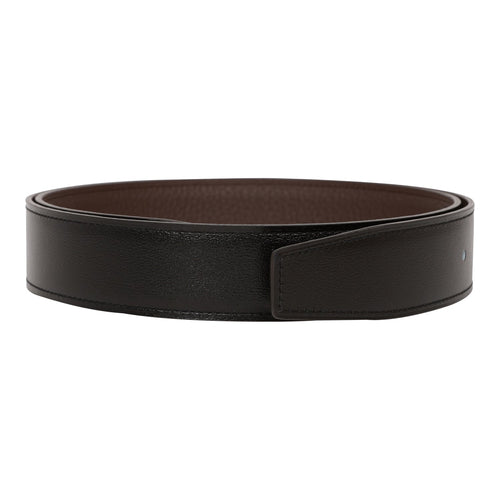 Hermès 32mm Reversible Constance H Belt Carre Etoupe/ Black Palladium Buckle