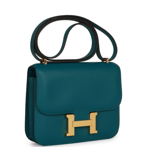 Hermès Constance 18 In Chai Epsom With Gold Hardware in White