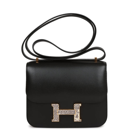 Hermès 24/24 29 Black Swift & Togo Gold Hardware