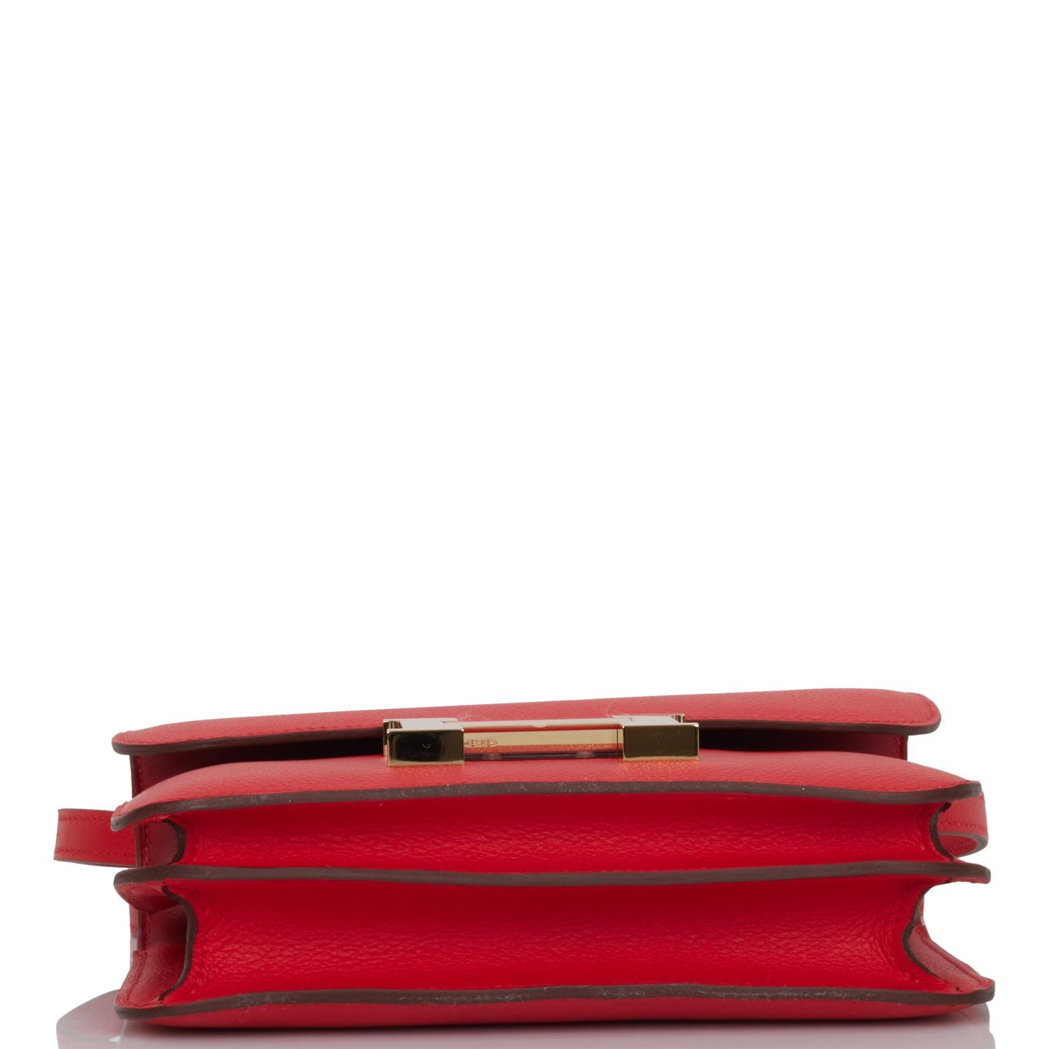 Hermes Constance 18 Rouge de Coeur Verso Evercolor Permabrass Hardware ...