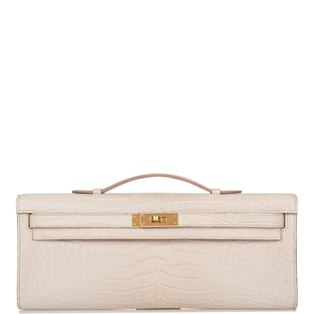 Hermes Medor Clutch - Argile with Permabrass hardware