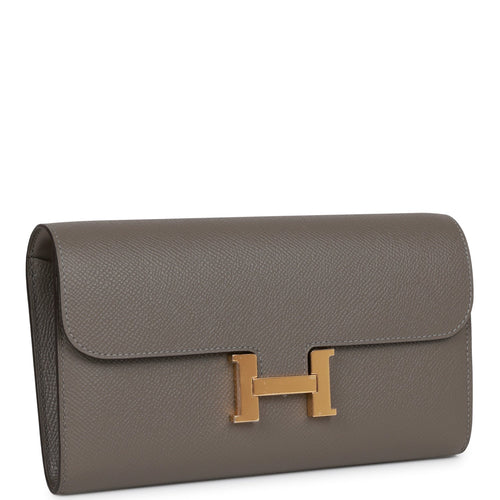 HERMÈS, BLACK CONSTANCE 24CM IN EPSOM LEATHER WITH ROSE GOLD HARDWARE, Handbags & Accessories, 2020