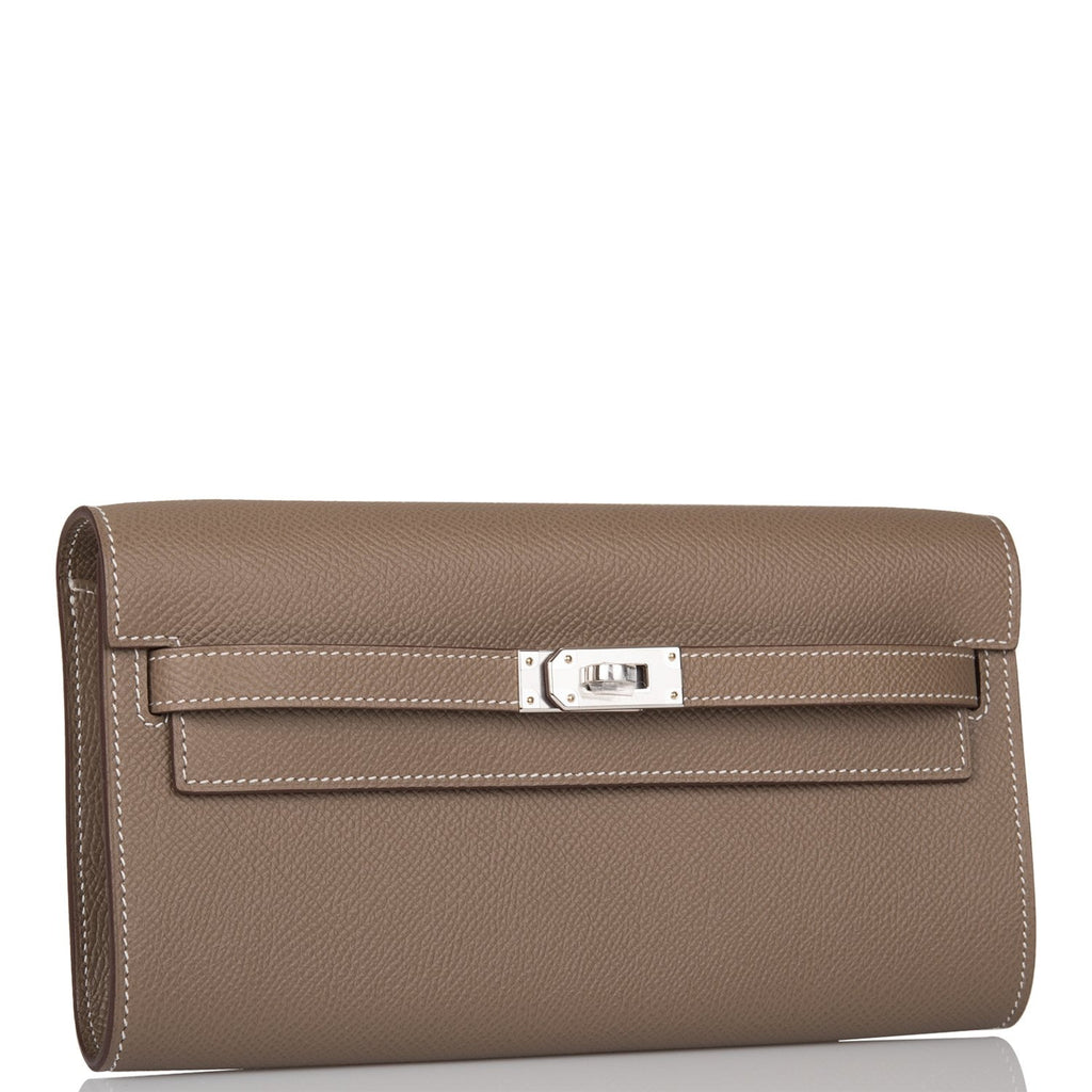 hermes kelly wallet etoupe