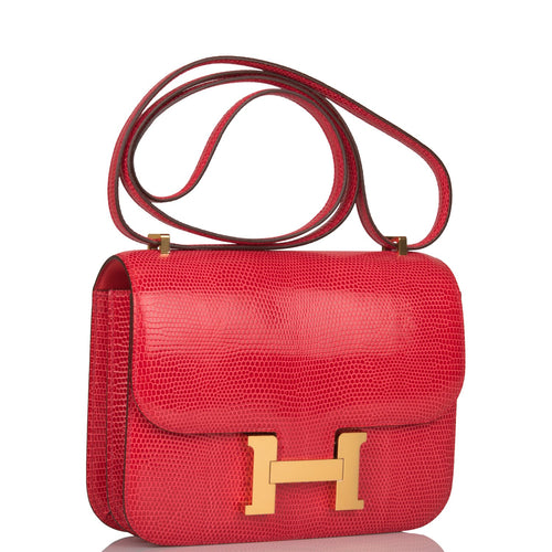 hermes red purse