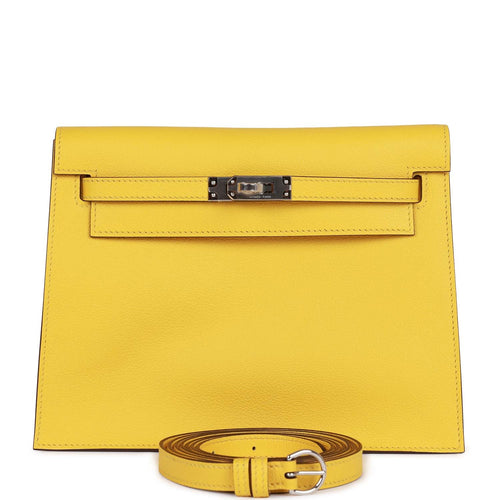 Hermès Anemone Kelly Danse II of Evercolor Leather with Palladium Hardware, Handbags & Accessories Online, Ecommerce Retail