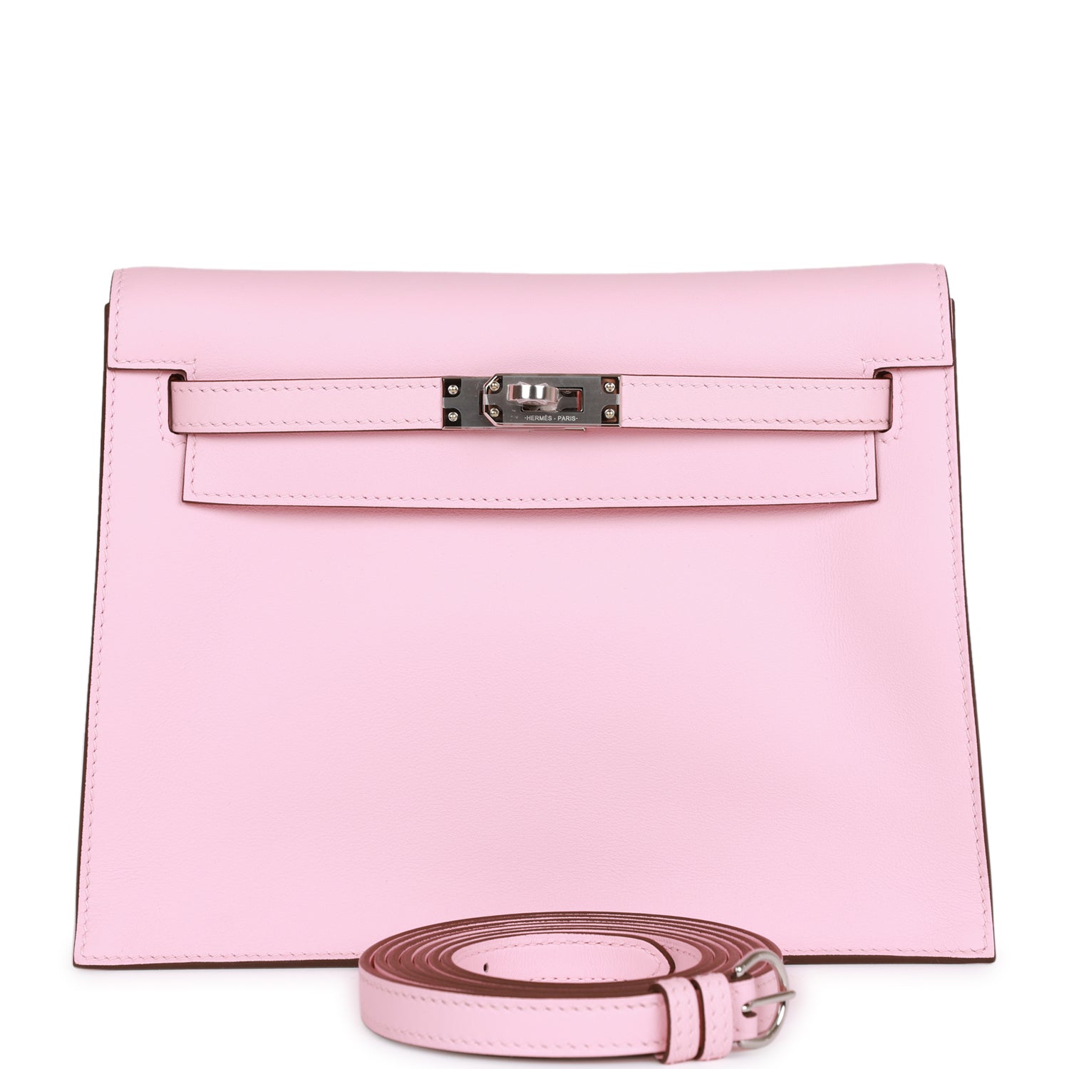 Hermes Kelly Danse Rose Azalee Swfit Palladium Hardware