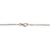 Hermes White Mini Pop H Pendant Necklace