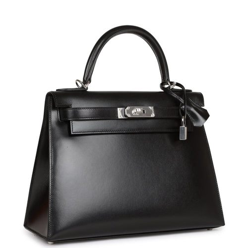 Hermes Kelly 28 Sellier Bag Feu Epsom Leather Palladium Hardware –  Mightychic